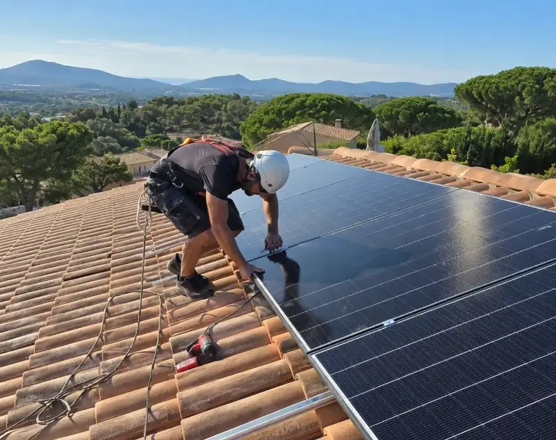 Installateur panneaux solaires Terrasson-Lavilledieu — pose photovoltaïque sur toiture